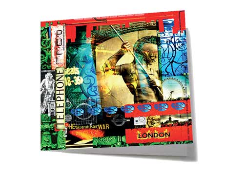 Greeting Card 150mm x 150mm from artwork