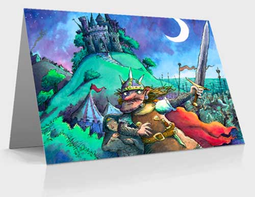 tent fold greeting card